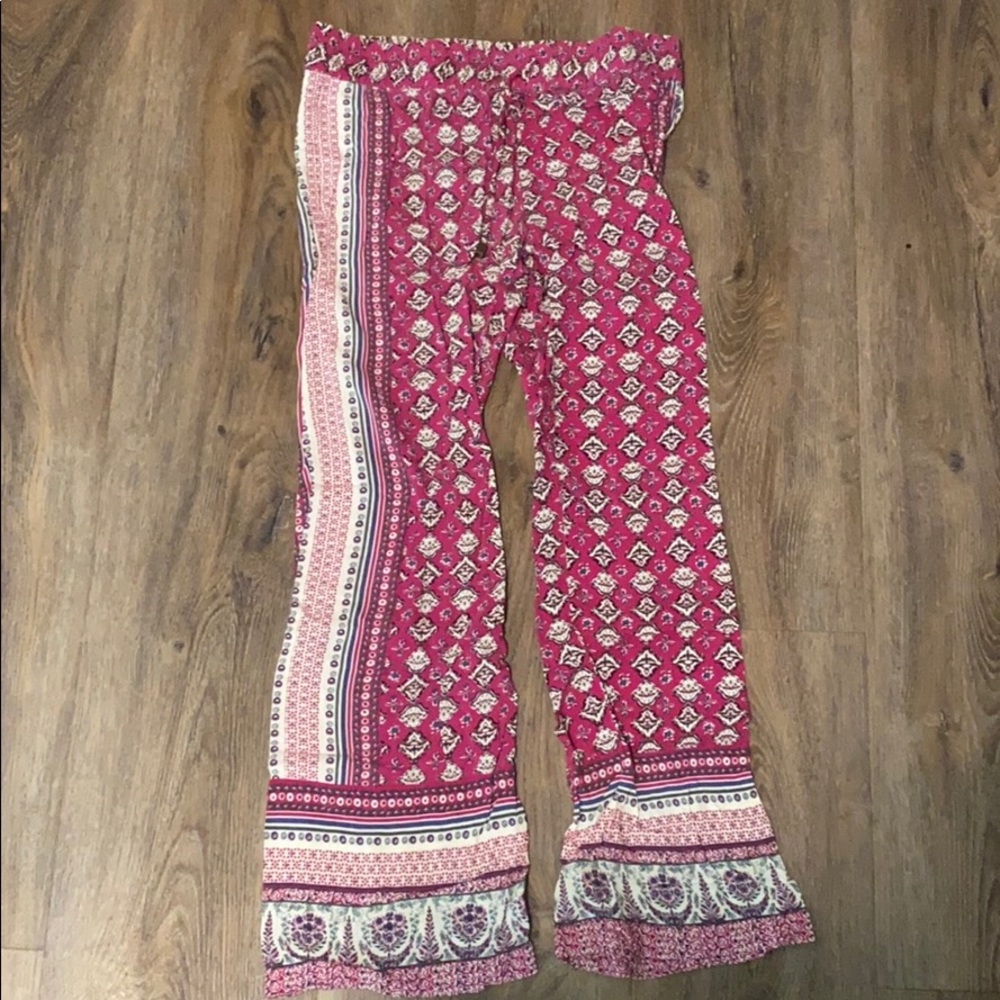 Pink Palazzo Pants 100% rayon
